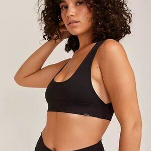 Le Buns Women's Charlie Organic Cotton Scoop Neck Bralette